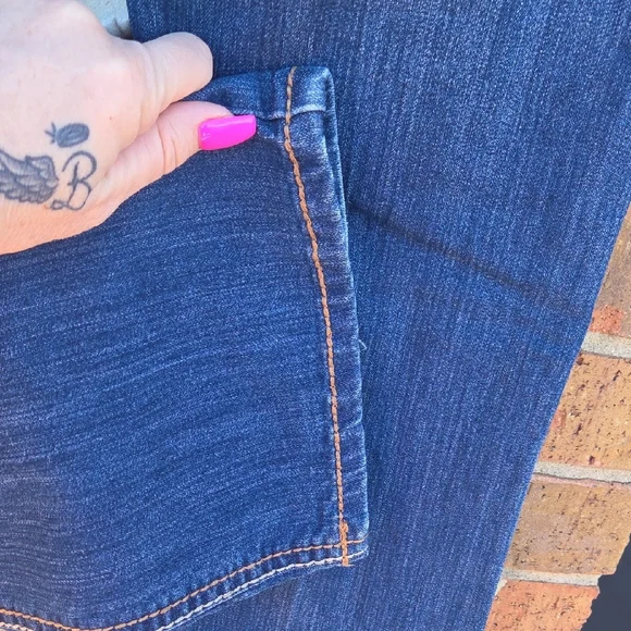 Rue21 Distressed Blue Boot Cut Jeans - Picture 4 of 16